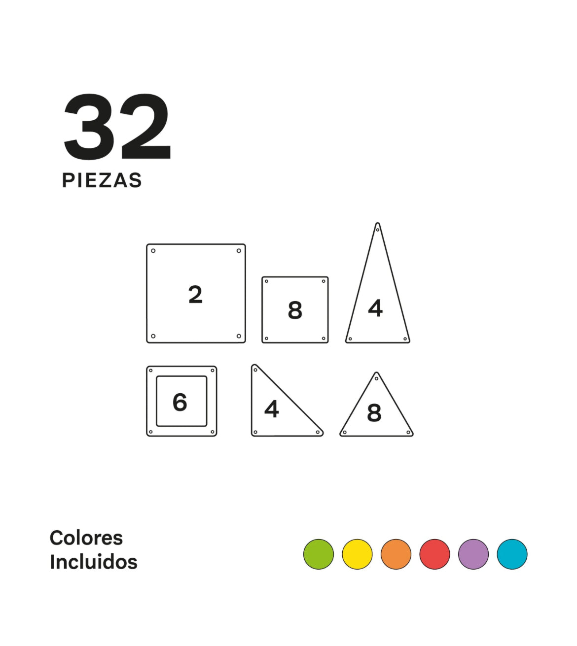Imanix 32 piezas