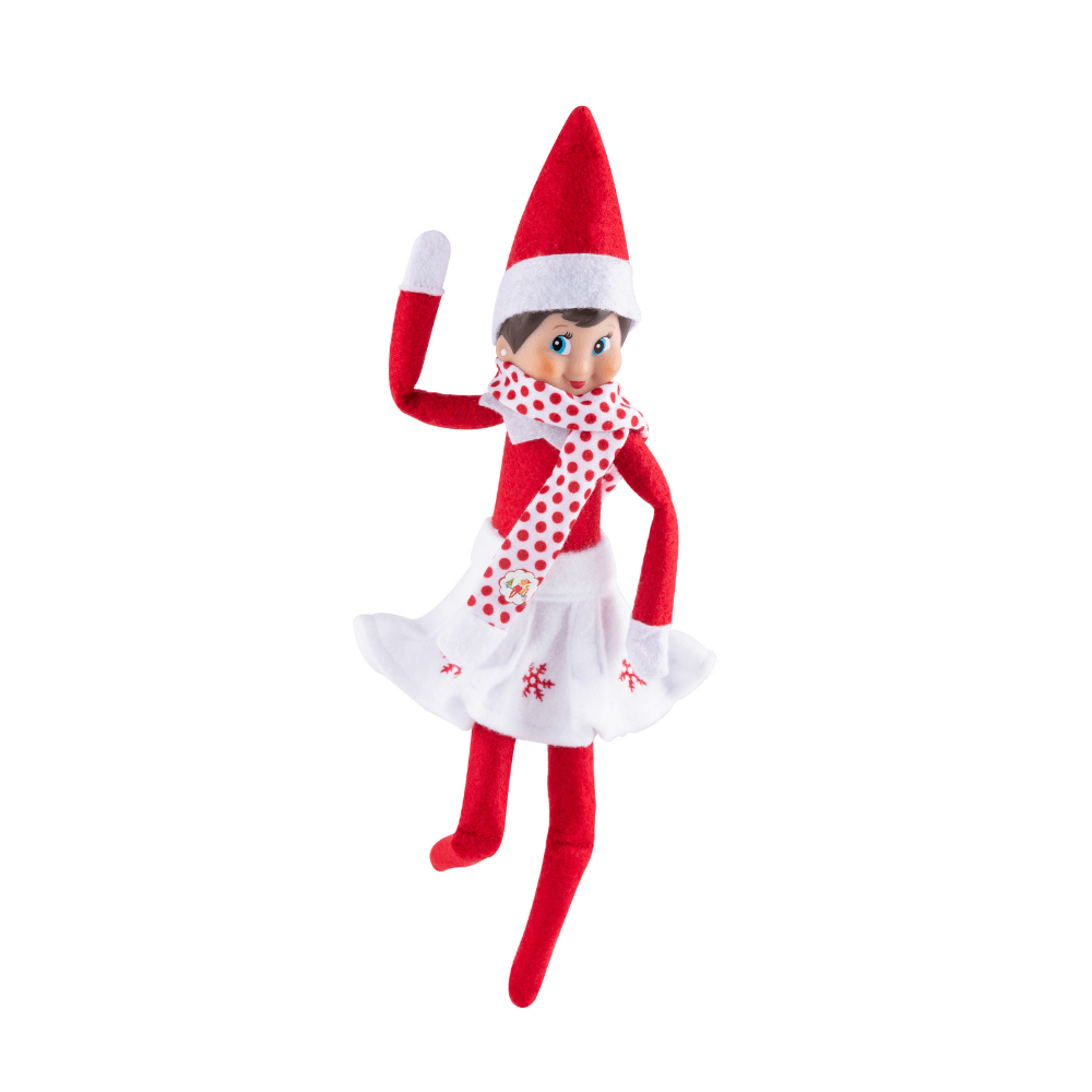Falda Copo de Nieve y Bufanda Claus Couture Elf on the shelf®