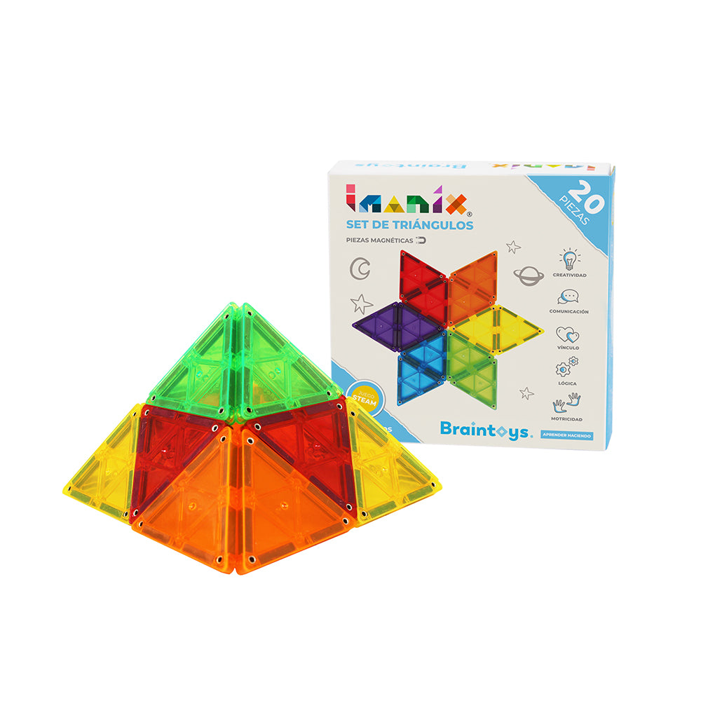 Set 20 triangulos Imanix