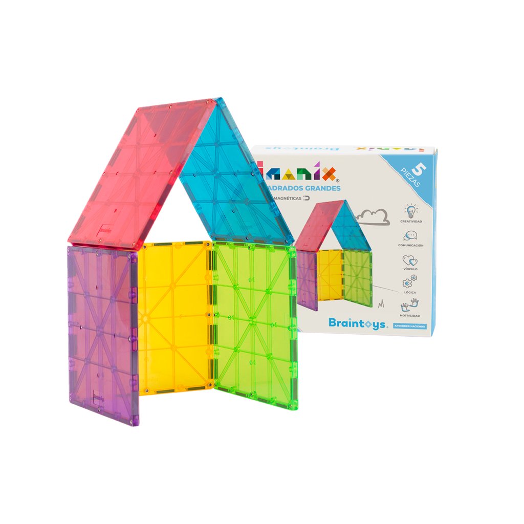 Set 5 cuadrados grandes Imanix