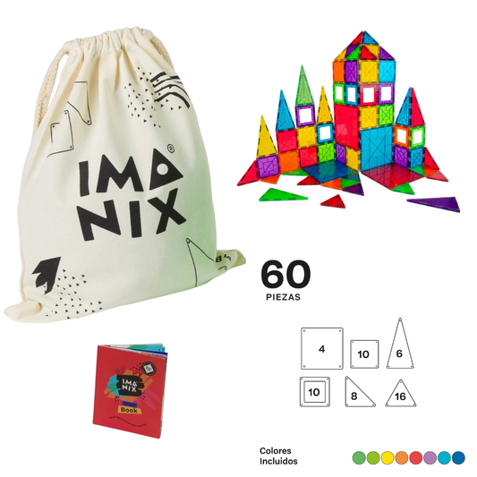 Imanix 60 piezas en Bolsa ecologica