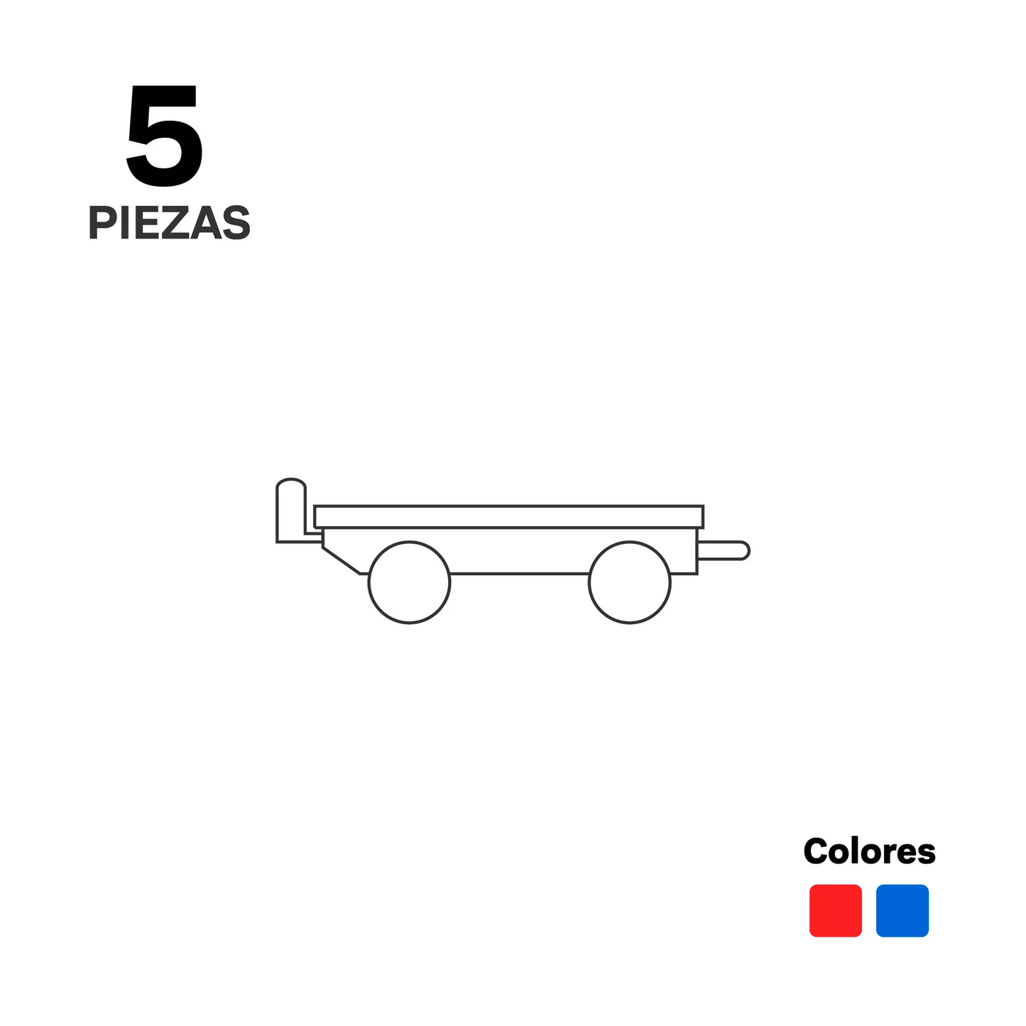 Set 2 Carros Magnéticos Imanix (Azul y Rojo)