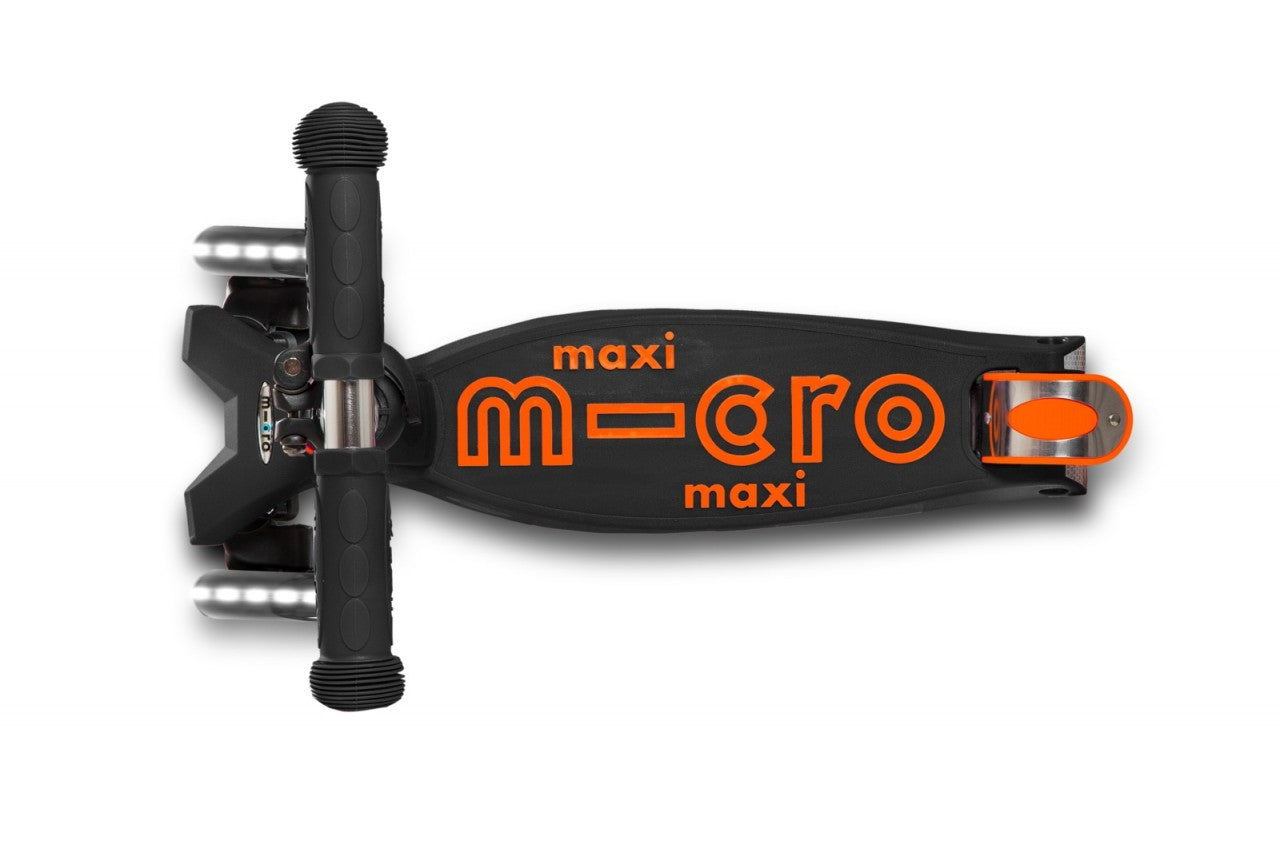 Micro Maxi Deluxe LED Negro/Naranja